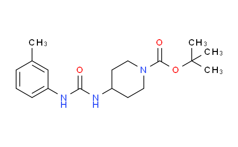 CAS No. 1233953-12-2, tert-Butyl 4-(3-m-tolylureido)piperidine-1-carboxylate
