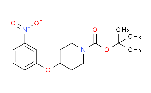 CAS No. 586412-88-6, tert-Butyl 4-(3-nitrophenoxy)piperidine-1-carboxylate