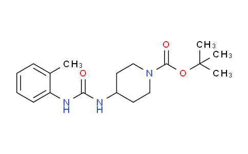 CAS No. 1233953-15-5, tert-Butyl 4-(3-o-tolylureido)piperidine-1-carboxylate