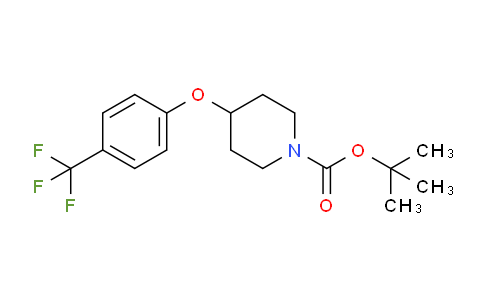CAS No. 287952-08-3, tert-Butyl 4-(4-(trifluoromethyl)phenoxy)piperidine-1-carboxylate