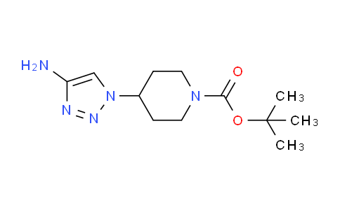 CAS No. 1443287-69-1, tert-Butyl 4-(4-amino-1H-1,2,3-triazol-1-yl)piperidine-1-carboxylate