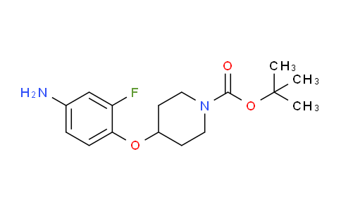 CAS No. 250372-00-0, tert-Butyl 4-(4-amino-2-fluorophenoxy)piperidine-1-carboxylate