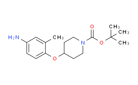 CAS No. 138227-69-7, tert-Butyl 4-(4-amino-2-methylphenoxy)piperidine-1-carboxylate