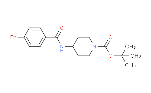 CAS No. 1008505-52-9, tert-Butyl 4-(4-bromobenzamido)piperidine-1-carboxylate