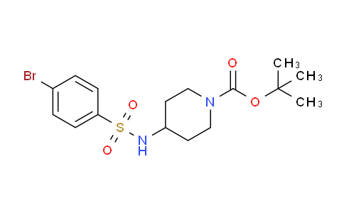CAS No. 937012-38-9, tert-Butyl 4-(4-bromophenylsulfonamido)piperidine-1-carboxylate