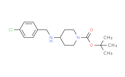 CAS No. 849106-37-2, tert-Butyl 4-(4-chlorobenzylamino)piperidine-1-carboxylate