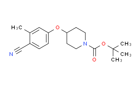 CAS No. 1164178-34-0, tert-butyl 4-(4-cyano-3-methylphenoxy)piperidine-1-carboxylate