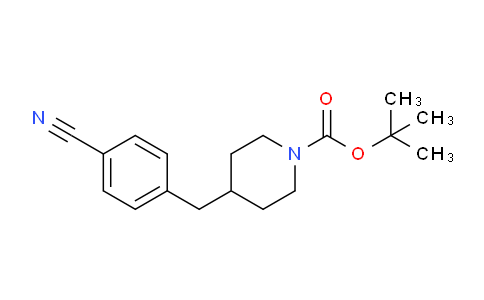 CAS No. 1021363-43-8, tert-Butyl 4-(4-cyanobenzyl)piperidine-1-carboxylate