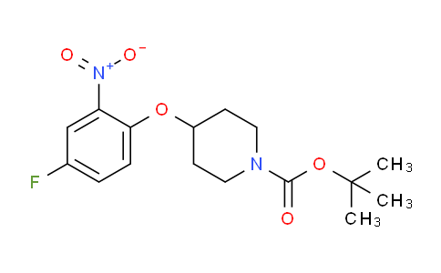 CAS No. 1233955-13-9, tert-Butyl 4-(4-fluoro-2-nitrophenoxy)piperidine-1-carboxylate