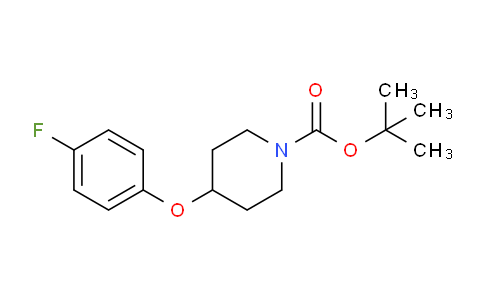 CAS No. 333954-85-1, tert-Butyl 4-(4-fluorophenoxy)piperidine-1-carboxylate