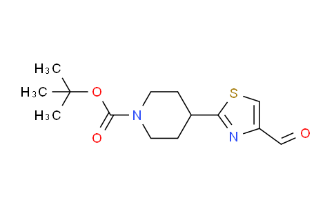CAS No. 869901-02-0, tert-Butyl 4-(4-formylthiazol-2-yl)piperidine-1-carboxylate