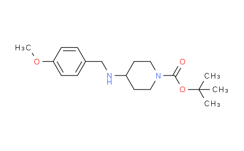 CAS No. 206273-84-9, tert-Butyl 4-(4-methoxybenzylamino)piperidine-1-carboxylate