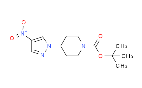 CAS No. 1201916-87-1, tert-Butyl 4-(4-nitro-1H-pyrazol-1-yl)piperidine-1-carboxylate