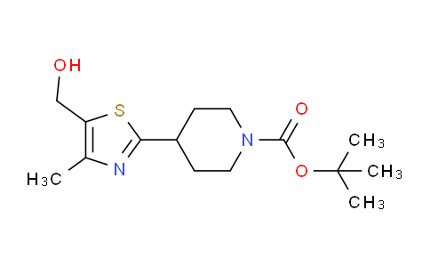 CAS No. 857283-66-0, tert-Butyl 4-(5-(hydroxymethyl)-4-methylthiazol-2-yl)piperidine-1-carboxylate