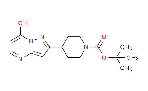 CAS No. 1228631-09-1, tert-Butyl 4-(7-hydroxypyrazolo[1,5-a]pyrimidin-2-yl)piperidine-1-carboxylate