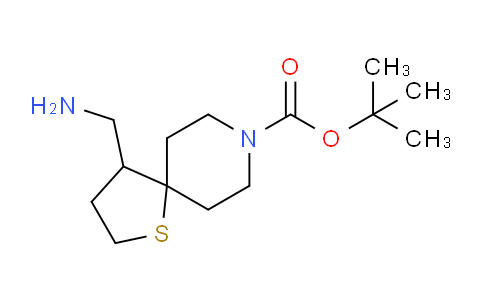 CAS No. 1373028-66-0, tert-Butyl 4-(aminomethyl)-1-thia-8-azaspiro[4.5]decane-8-carboxylate