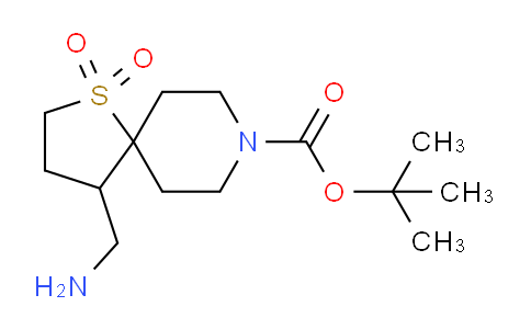 MC643248 | 1373028-03-5 | tert-Butyl 4-(aminomethyl)-1-thia-8-azaspiro[4.5]decane-8-carboxylate 1,1-dioxide