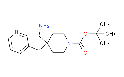MC643275 | 1707361-80-5 | tert-Butyl 4-(aminomethyl)-4-(pyridin-3-ylmethyl)piperidine-1-carboxylate