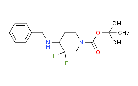 CAS No. 1067914-82-2, tert-Butyl 4-(benzylamino)-3,3-difluoropiperidine-1-carboxylate