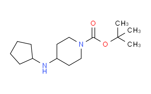 CAS No. 812690-40-7, tert-Butyl 4-(cyclopentylamino)piperidine-1-carboxylate