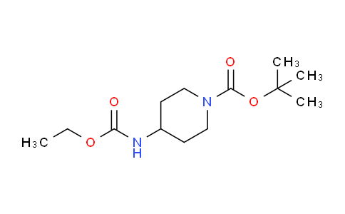 CAS No. 1233955-10-6, tert-Butyl 4-(ethoxycarbonylamino)piperidine-1-carboxylate