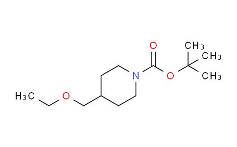 CAS No. 247132-43-0, tert-Butyl 4-(ethoxymethyl)piperidine-1-carboxylate