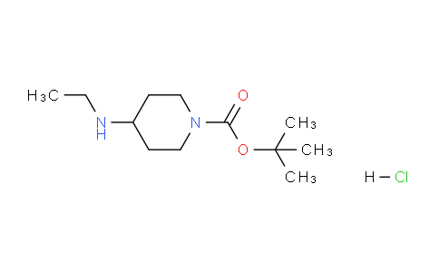 CAS No. 1203143-06-9, tert-Butyl 4-(ethylamino)piperidine-1-carboxylate hydrochloride