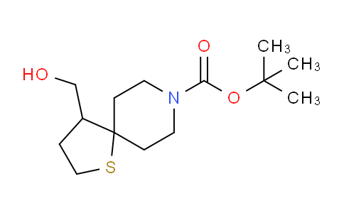 CAS No. 1373028-35-3, tert-Butyl 4-(hydroxymethyl)-1-thia-8-azaspiro[4.5]decane-8-carboxylate