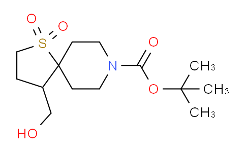 CAS No. 1373028-67-1, tert-Butyl 4-(hydroxymethyl)-1-thia-8-azaspiro[4.5]decane-8-carboxylate 1,1-dioxide