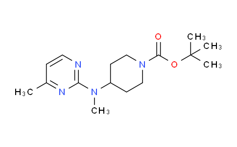 CAS No. 1261232-42-1, tert-Butyl 4-(methyl(4-methylpyrimidin-2-yl)amino)piperidine-1-carboxylate