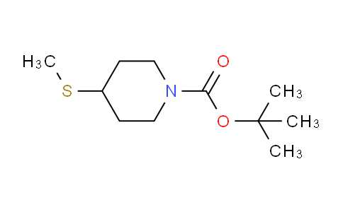 CAS No. 208245-69-6, tert-Butyl 4-(methylthio)piperidine-1-carboxylate