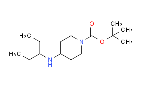 DY643321 | 710973-59-4 | tert-Butyl 4-(pentan-3-ylamino)piperidine-1-carboxylate