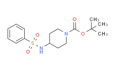 CAS No. 1233953-03-1, tert-Butyl 4-(phenylsulfonamido)piperidine-1-carboxylate