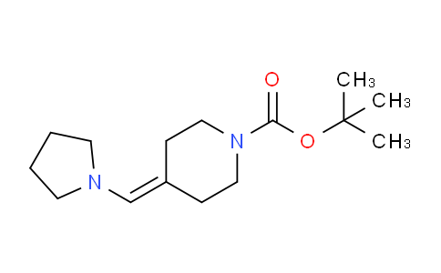 CAS No. 203934-58-1, tert-Butyl 4-(pyrrolidin-1-ylmethylene)piperidine-1-carboxylate