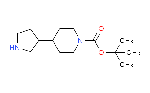 CAS No. 1314771-79-3, tert-Butyl 4-(pyrrolidin-3-yl)piperidine-1-carboxylate