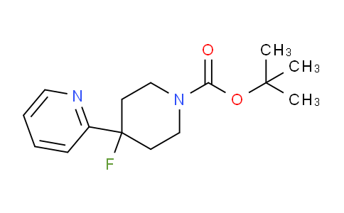 CAS No. 1314728-21-6, tert-Butyl 4-fluoro-4-(pyridin-2-yl)piperidine-1-carboxylate