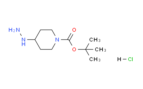 CAS No. 1258001-18-1, tert-Butyl 4-hydrazinylpiperidine-1-carboxylate hydrochloride