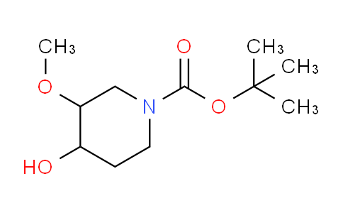 CAS No. 1822467-21-9, tert-Butyl 4-hydroxy-3-methoxypiperidine-1-carboxylate