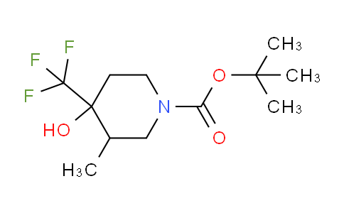 CAS No. 1871000-15-5, tert-Butyl 4-hydroxy-3-methyl-4-(trifluoromethyl)piperidine-1-carboxylate