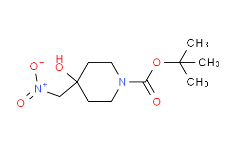 CAS No. 819800-93-6, tert-Butyl 4-hydroxy-4-(nitromethyl)piperidine-1-carboxylate