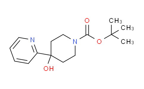 CAS No. 90606-75-0, tert-Butyl 4-hydroxy-4-(pyridin-2-yl)piperidine-1-carboxylate