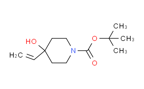 CAS No. 371975-46-1, tert-Butyl 4-hydroxy-4-vinylpiperidine-1-carboxylate