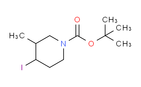 CAS No. 1086392-74-6, tert-Butyl 4-iodo-3-methylpiperidine-1-carboxylate