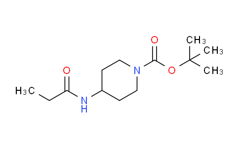 CAS No. 1233954-94-3, tert-Butyl 4-propionamidopiperidine-1-carboxylate