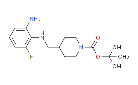 CAS No. 1233955-67-3, tert-Butyl 4-[(2-amino-6-fluorophenylamino)methyl]piperidine-1-carboxylate