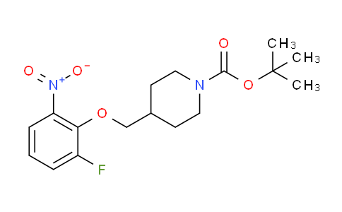 CAS No. 1286264-91-2, tert-Butyl 4-[(2-fluoro-6-nitrophenoxy)methyl]piperidine-1-carboxylate