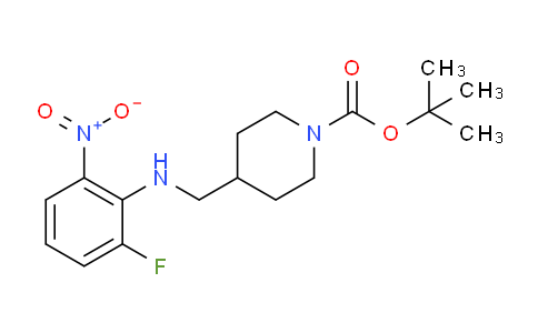 CAS No. 1233954-87-4, tert-Butyl 4-[(2-fluoro-6-nitrophenylamino)methyl]piperidine-1-carboxylate