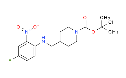 CAS No. 1233954-93-2, tert-Butyl 4-[(4-fluoro-2-nitrophenylamino)methyl]piperidine-1-carboxylate