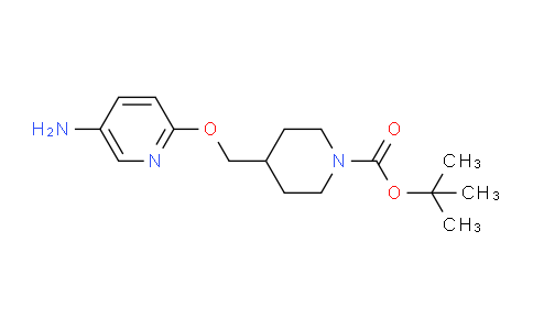 CAS No. 1286274-84-7, tert-Butyl 4-[(5-aminopyridin-2-yloxy)methyl]piperidine-1-carboxylate