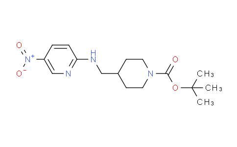 CAS No. 1233952-06-1, tert-Butyl 4-[(5-nitropyridin-2-ylamino)methyl]piperidine-1-carboxylate